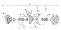 EMBRAYAGE DE TRANSMISSION   500 XLT (4921662166027A)