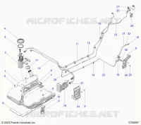 SYSTÃˆME D'ALIMENTATION, EVAP FUEL TANK ASM.
