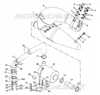 ECHAPPEMENT SLTX B964590 and Intl. SLTX I964590 (4935783578B004)
