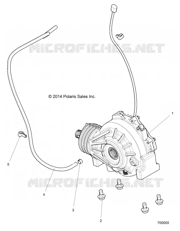 SYSTÈME DE TRANSMISSION, FRONT SUPPORT PONT