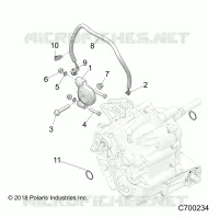 DRIVE TRAIN, MAIN SUPPORT PONT