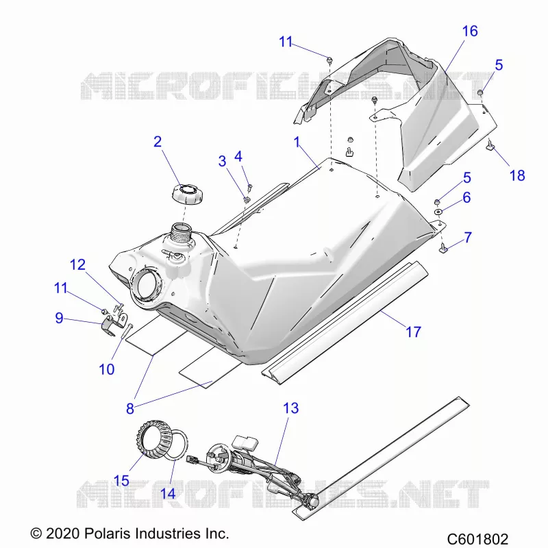 SYSTÃˆME D'ALIMENTATION, FUEL TANK ASM.