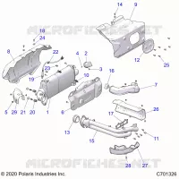 ENGINE, ECHAPPEMENT