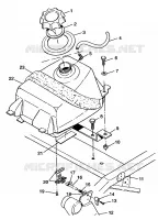 CARBURANT TANK Trail Blazer W98BA25C (4945464546A012)