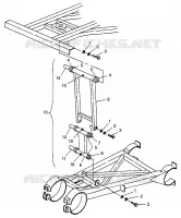 STABILISATEUR BRAS ARRIERE BIG BOSS 6X6 400L W97AE38A (4940814081C013)