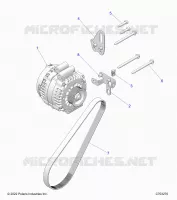 ENGINE, ALTERNATEUR