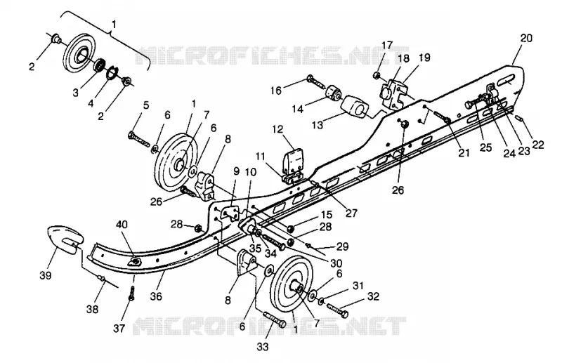 SUSPENSION ULTRA TOURING 0975378 AND EUROPEAN ULTRA TOURING E975378 (4938133813C001)