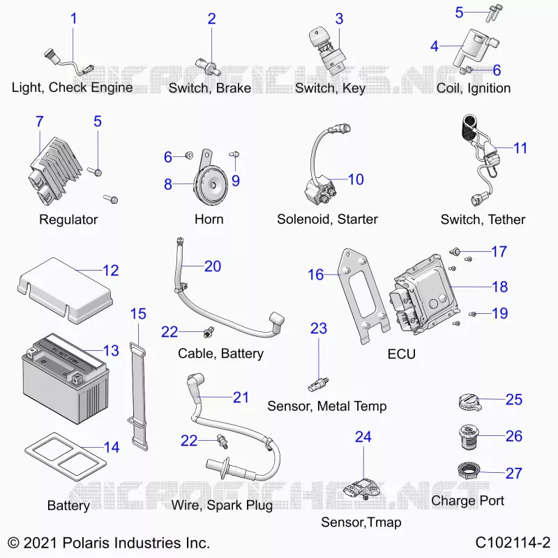 ELECTRICITE, COMPONENTS
