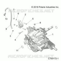 DRIVE TRAIN, MAIN SUPPORT PONT