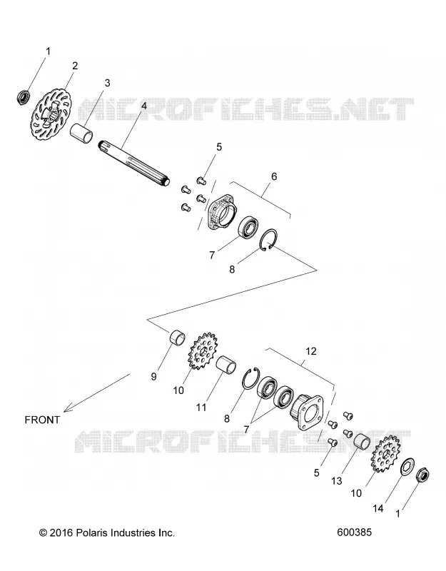 SYSTÈME DE TRANSMISSION, JACKSHAFT AND BRAKE DISC