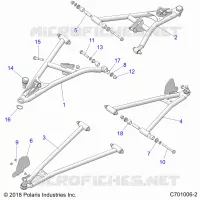 SUSPENSION AVANT CONTROL ARMS