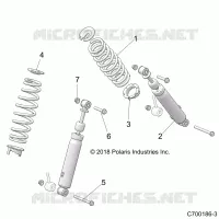 SUSPENSION, AMORTISSEUR AVANT MOUNTING