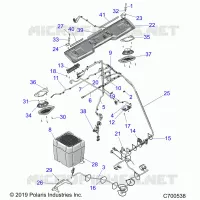 OPT, PREM PREP AUDIO ELEC COMPONANTS (ROOF) R20RSB99/A/B (C700538)
