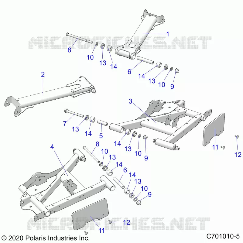 SUSPENSION ARRIERE CONTROL ARMS