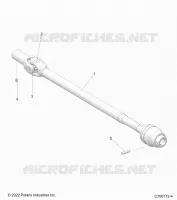 SYSTÃˆME DE TRANSMISSION, FRONT PROP SHAFT