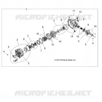 SYSTÈME DE TRANSMISSION, FRONT GEARCASE INTERNALS