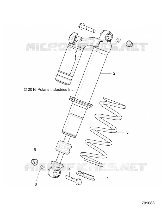 SUSPENSION AVANT SHOCK MOUNTING