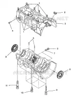 CARTERS MOTEUR ASSEMBLY 440 / 0930760 and 440 SKS / 0930560 (4922932293028A)
