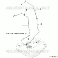 BODY, CARBURANT LINES