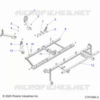 CHASSIS, MAIN CADRE MOUNTS