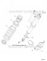 SUSPENSION ARRIERE SHOCK MOUNTING