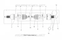 SYSTÈME DE TRANSMISSION, ARBRE DE TRANSMISSION ARRIERE