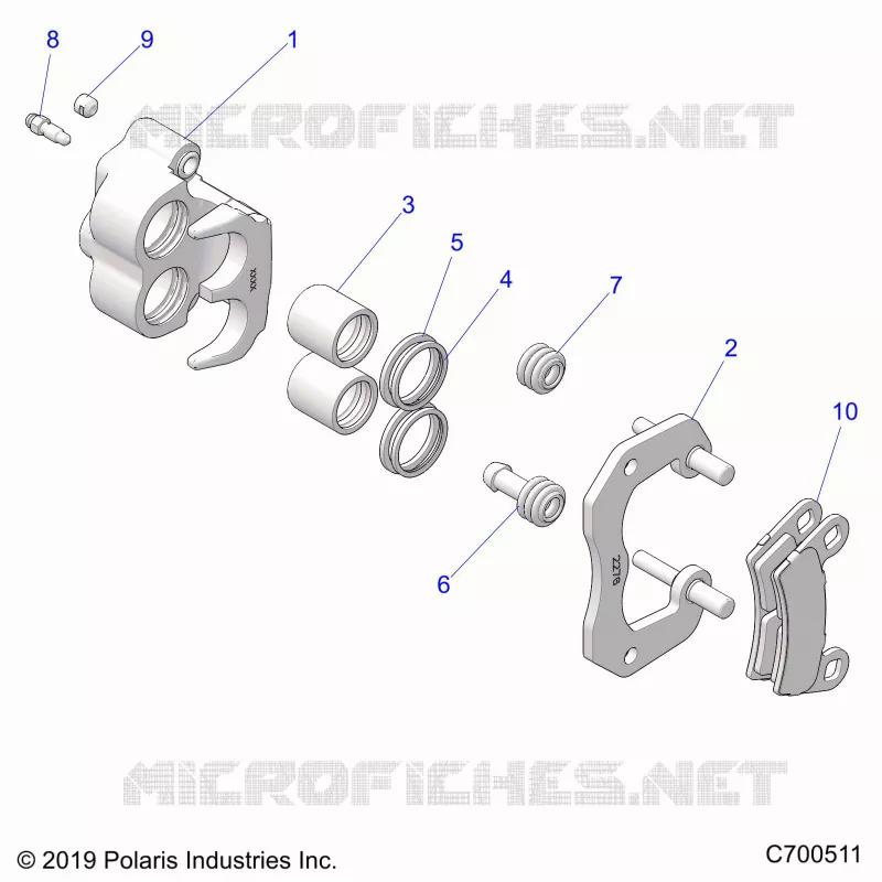 BRAKES, ETRIER DE FREIN ARRIERE