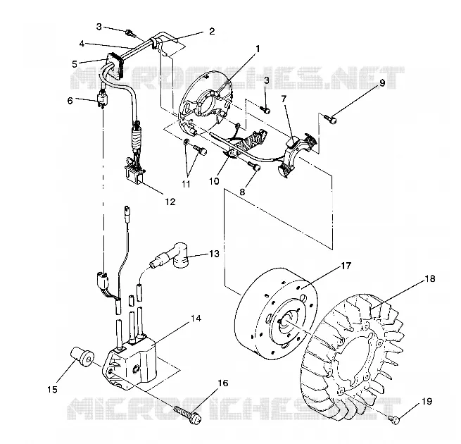 STATOR ASSEMBLY LITE GT / 0933133 (4923232323036A)