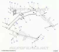 SUSPENSION ARRIERE TRAILING ARMS MOUNTING