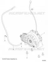 DRIVE TRAIN, FRONT SUPPORT PONT