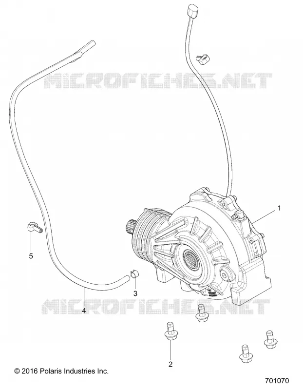DRIVE TRAIN, FRONT SUPPORT PONT