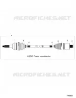 DRIVE TRAIN, TRANSMISSION ARRIERE SHAFT (TO 7/17/2017)