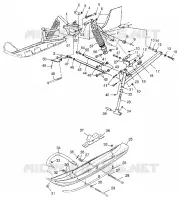 SUSPENSION AVANT AND SKI 600 XCR 0985677 (4943164316B005)