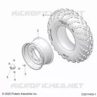 ROUES, FRONT TIRE