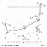 SUSPENSION, FRONT BARRE STABILISATRICE