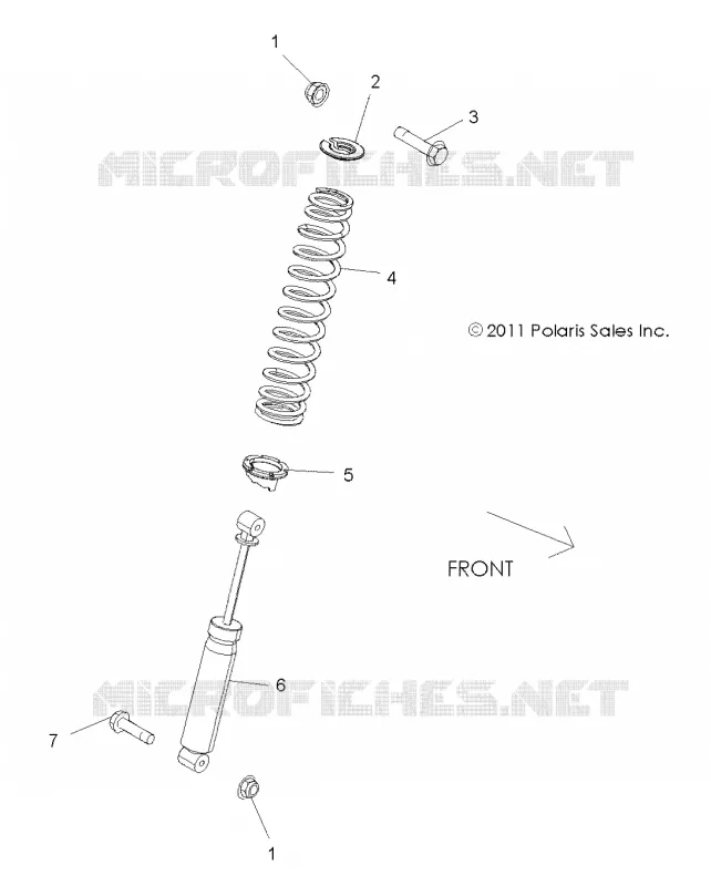 SUSPENSION, AMORTISSEUR ARRIERE MOUNTING
