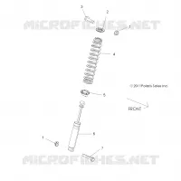 SUSPENSION AVANT SUPPORT AMORTISSEUR 