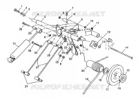 BRAS DE SUSPENSION ARRIERE 500 INDY 0982764(A)(B) AND EUROPEAN 500 INDY E982764A (4942104210B010)