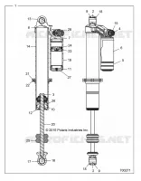 SUSPENSION AVANT SHOCK INTERNALS