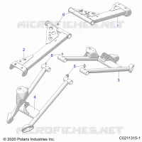 SUSPENSION ARRIERE CONTROL ARMS