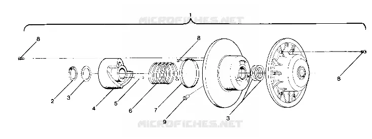 EMBRAYAGE DE TRANSMISSION TRAIL (4919281928020A)