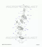 ENGINE, CRANKCASE AND VILEBREQUIN