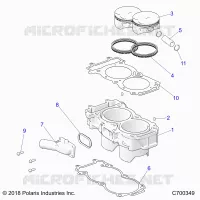 CYLINDRE AND PISTON