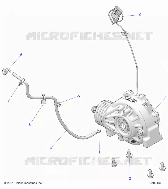 SYSTÃˆME DE TRANSMISSION, FRONT GEARCASE MOUNTING
