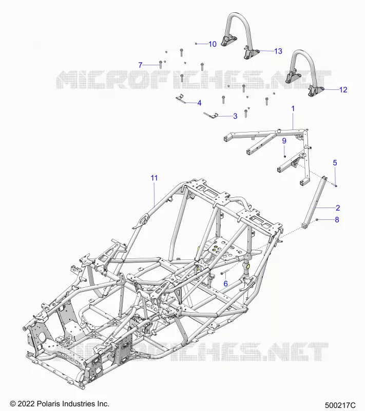 CHASSIS, MAIN, AND REAR ASM.