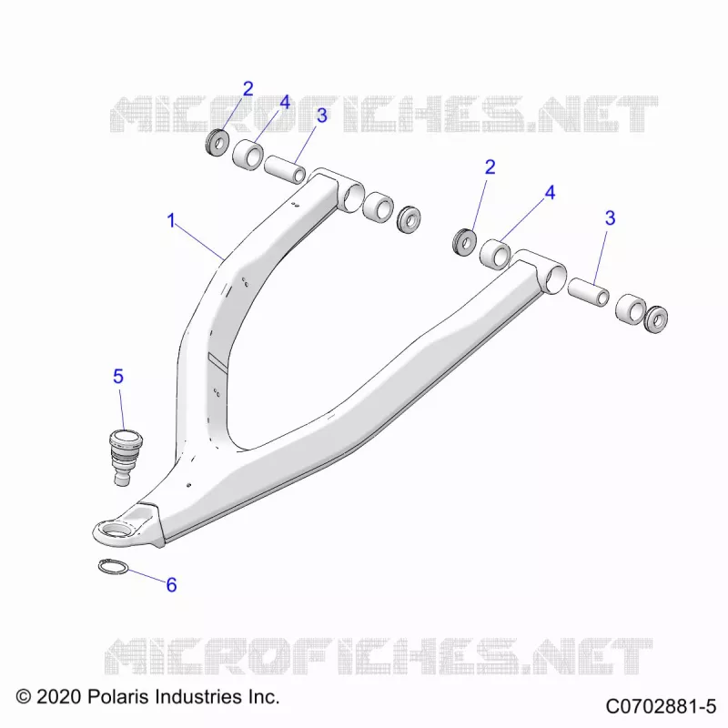 SUSPENSION AVANT CONTROL ARMS UPPER