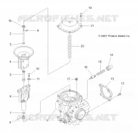 MOTEUR, CARBURATEUR UPPER