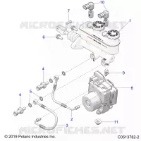 BRAKES, MAITRE CYLINDRE AND ABS MODULE