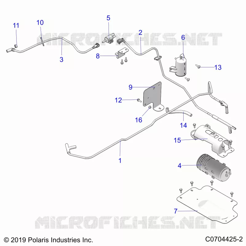 SYSTÃˆME D'ALIMENTATION, FUEL TANK EVAP, CANISTER AND LINES