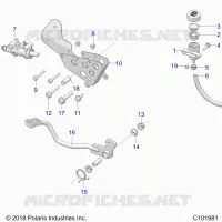 BRAKES, BRAKE PEDAL AND MAITRE CYLINDRE